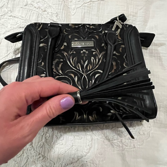 Caroline neron leather bag paisley pattern - Picture 10 of 15